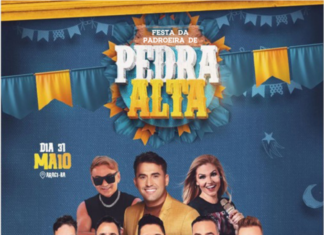 Prefeitura de Araci divulga atrações dos Festejos do Padroeira de Pedra Alta