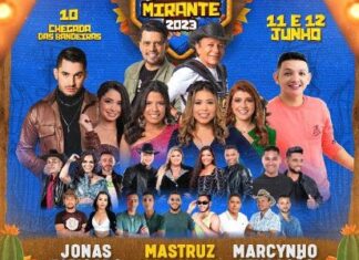 CONFIRA TUDO QUE VAI ROLAR EM MIRANTE NOS DIAS 10, 11 E 12 DE JUNHO