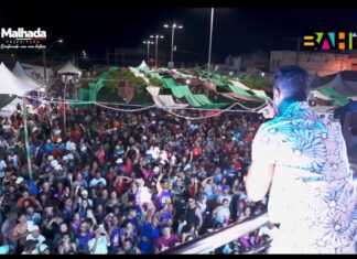 LINCOLN SENA ENCERRA A FESTA DE SANTA CRUZ EM MALHADA