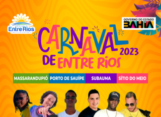 Prefeitura de Entre Rios divulga programação do carnaval 2023