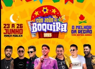 CONFIRA AS ATRAÇÕES DO SÃO JOÃO DE BOQUIRA 2023
