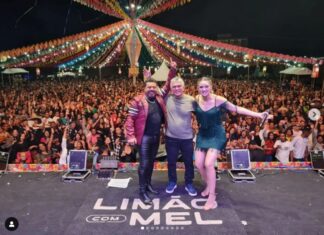 LIMÃO COM MEL AGITA PRIMEIRA NOITE DO ARRAIÁ DO PAPAGAIO