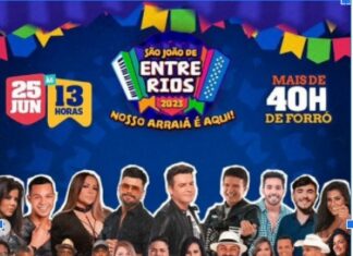 PREFEITURA DE ENTRE RIOS DIVULGA AS ATRAÇÕES NO SÃO JOÃO 2023