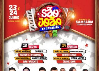 PREFEITURA DE ITAPICURU DIVULGA AS ATRAÇÕES DO sÃO JOÃO DA SAMBAIBA