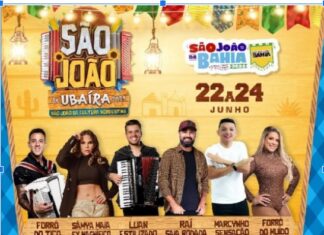 PROGRAMAÇÃO DE SÃO JOÃO E UBAIRA 2023