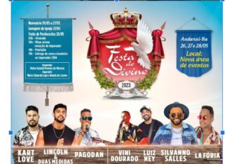 PROGRAMAÇÃO DA FESTA DO DIVINO EM ANDARAÍ