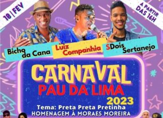 Carnaval de Pau da Lima celebra alegria e homenageia Moraes Moreira neste domingo