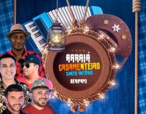 ATRAÇÕES DIVULGADAS DO ARRAIÁ CASAMENTEIRO DE SAÚDE