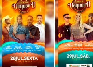1° FESTA DO VAQUEIRO EM MANSIDÃO, CONFIRA ATRAÇÕES