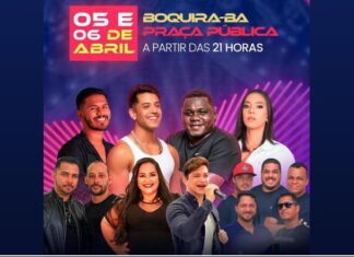 FESTEJOS NA PRAÇA PÚBLICA DE BOQUIRA/BA