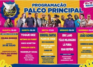 PROGRAMAÇÃO DA FESTA DO DIVINO EM POÇÕES