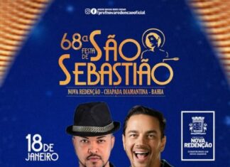 68ª FESTA DE SÃO SEBASTIÃO EM NOVA REDENÇÃO, VEM AÍ