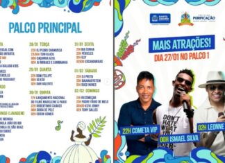 PROGRAMAÇÃO OFICIAL DA LAVAGEM DA PURIFICAÇÃO