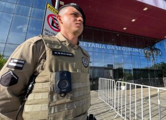 Câmeras corporais chegam a mais 10 unidades da PM na capital e Região Metropolitana