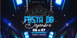 SÁBADO E DOMINGO TEM FESTA DE DEZEMBRO EM ANTAS