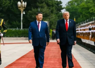 Trump tenta agradar a Xi em encontro em Pequim, enquanto chinês alerta sobre risco de conflito por Taiwan